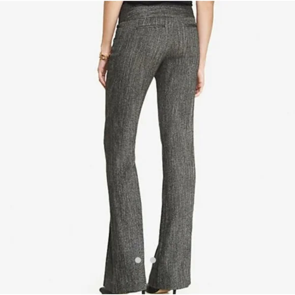 Express Editor Pants – Size 6R – Brown Herringbone Tweed - Picture 2 of 5